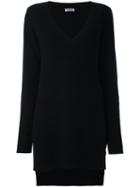 P.a.r.o.s.h. V Neck Long Fit Jumper, Women's, Size: Small, Black, Cashmere/wool