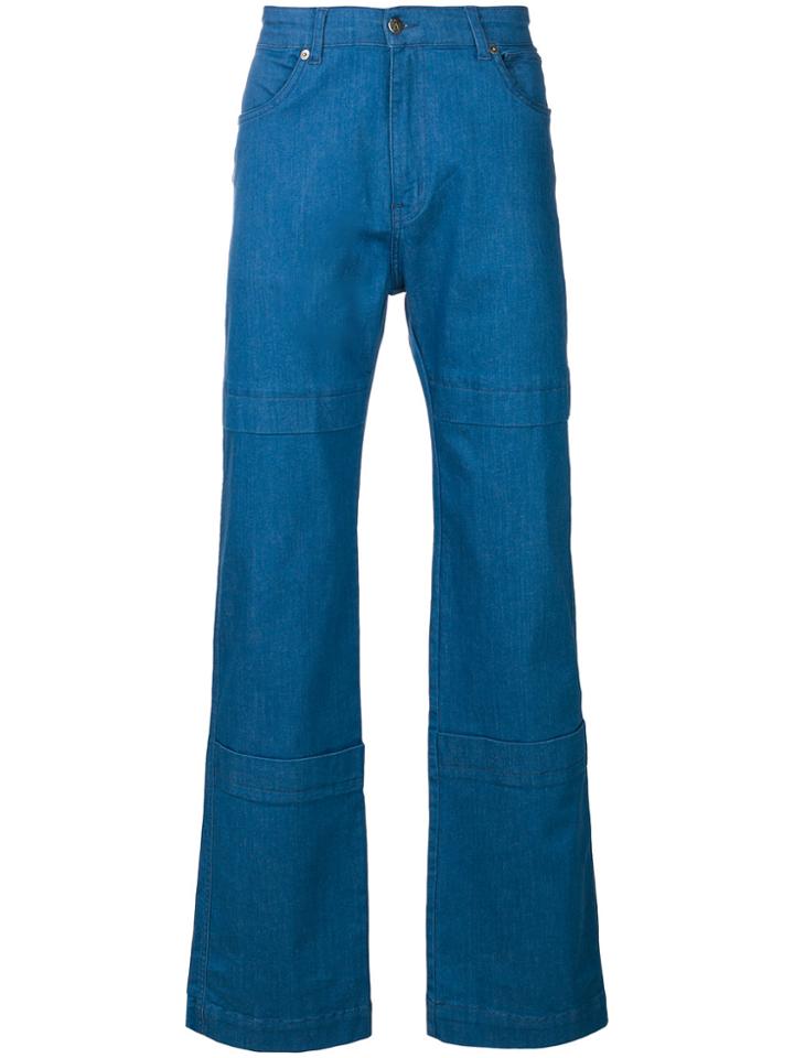 David Catalan Workwear Trousers - Blue