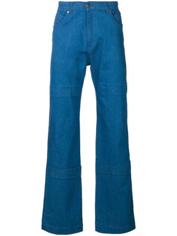 David Catalan Workwear Trousers - Blue