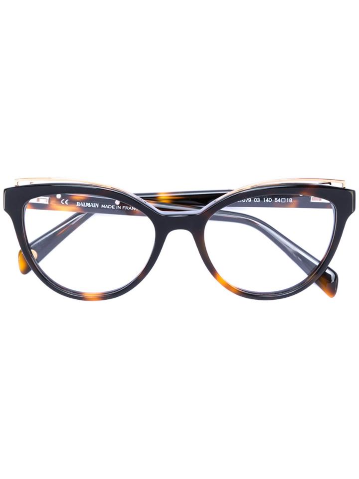 Balmain Cat's Eyes Glasses - Brown