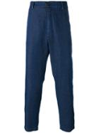 Société Anonyme Summer Weekend Denim Trousers, Men's, Size: 48, Blue, Cotton