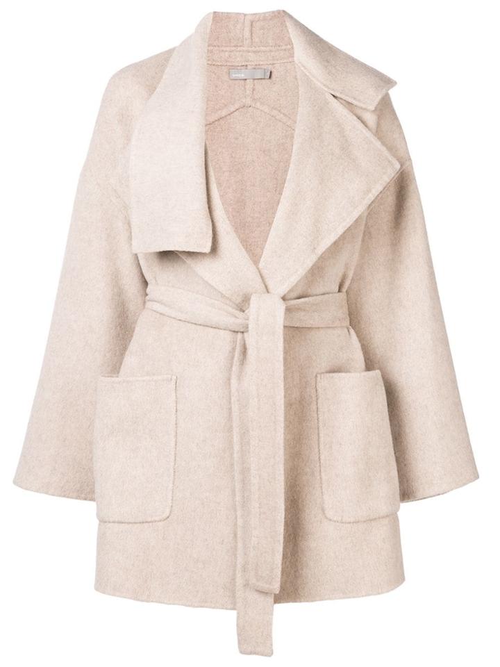 Vince Belted Short Coat - Nude & Neutrals
