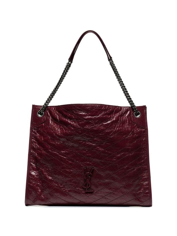 Saint Laurent Niki Shopper Tote Bag - Red