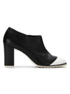 Mara Mac Leather Panelled Boots - Black