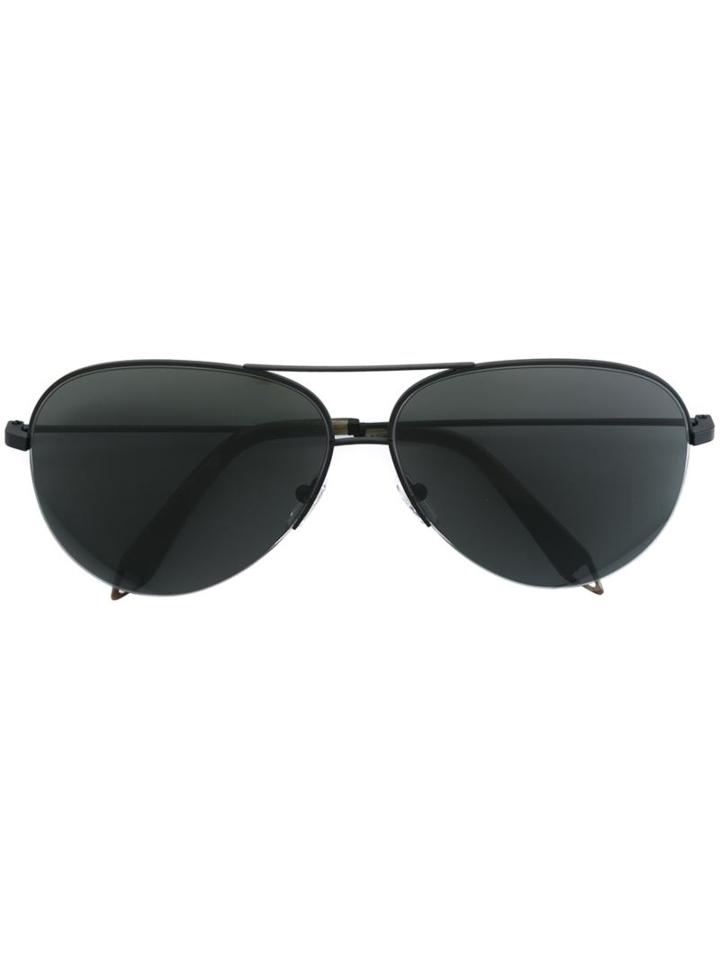 Victoria Beckham Aviator Sunglasses, Women's, Black, Metal (other)