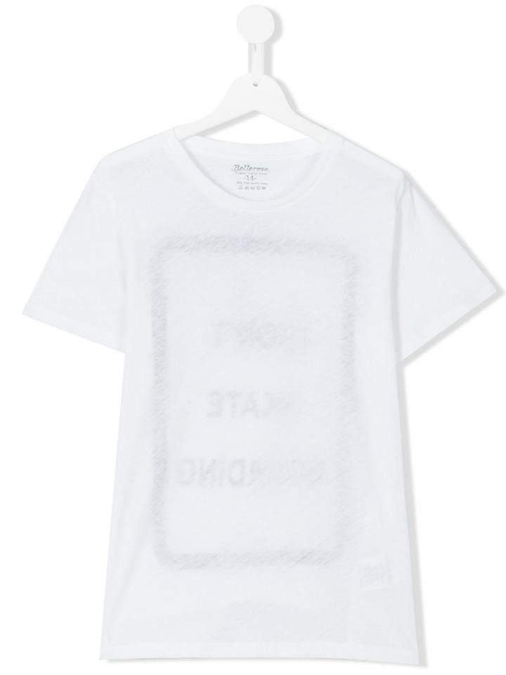 Bellerose Kids - Go Skateboard T-shirt - Kids - Cotton - 16 Yrs, White