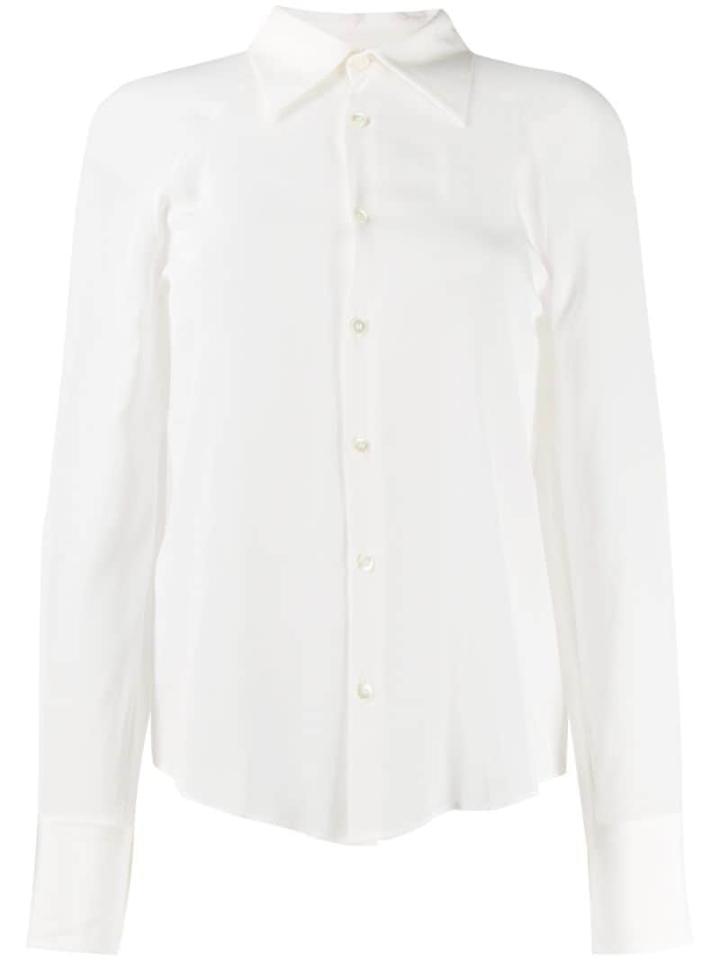 Maison Margiela Cut-out Panel Shirt - White