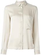 Golden Goose Deluxe Brand Long Sleeve Shirt, Women's, Size: Large, Nude/neutrals, Silk