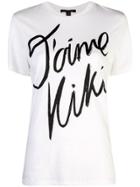 Kiki De Montparnasse J'aime Kiki T-shirt - White