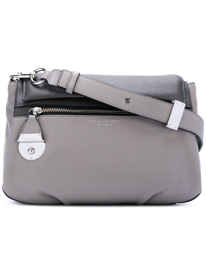 Marc Jacobs - Mini The Standard Shoulder Bag - Women - Leather - One Size, Grey, Leather