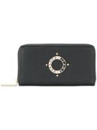 Versace Jeans Saffiano Logo Purse - Black