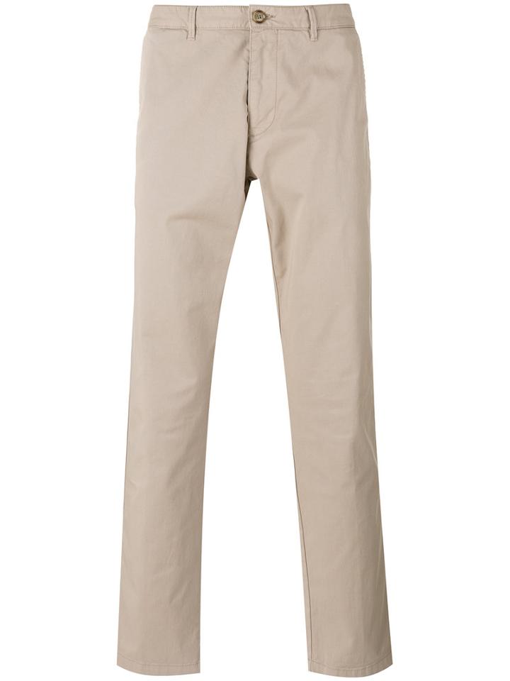 Boss Hugo Boss - Slim Chino Trousers - Men - Cotton/spandex/elastane - 52, Nude/neutrals, Cotton/spandex/elastane