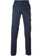 Etro Chain Pattern Trousers, Men's, Size: 48, Blue, Cotton