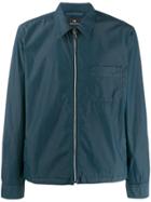 Ps Paul Smith Full-zipped Shirt Jacket - Blue