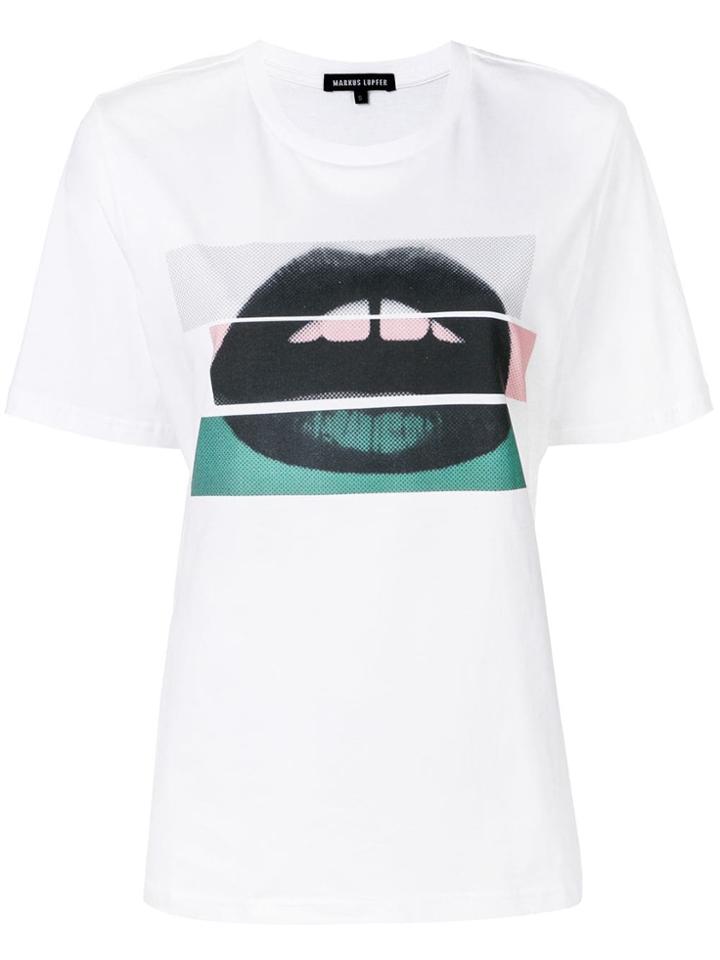Markus Lupfer Alex Lip T-shirt - White