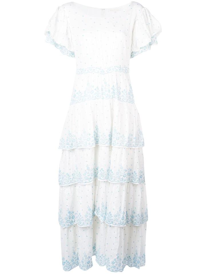 Love Shack Fancy Martine Dress - White