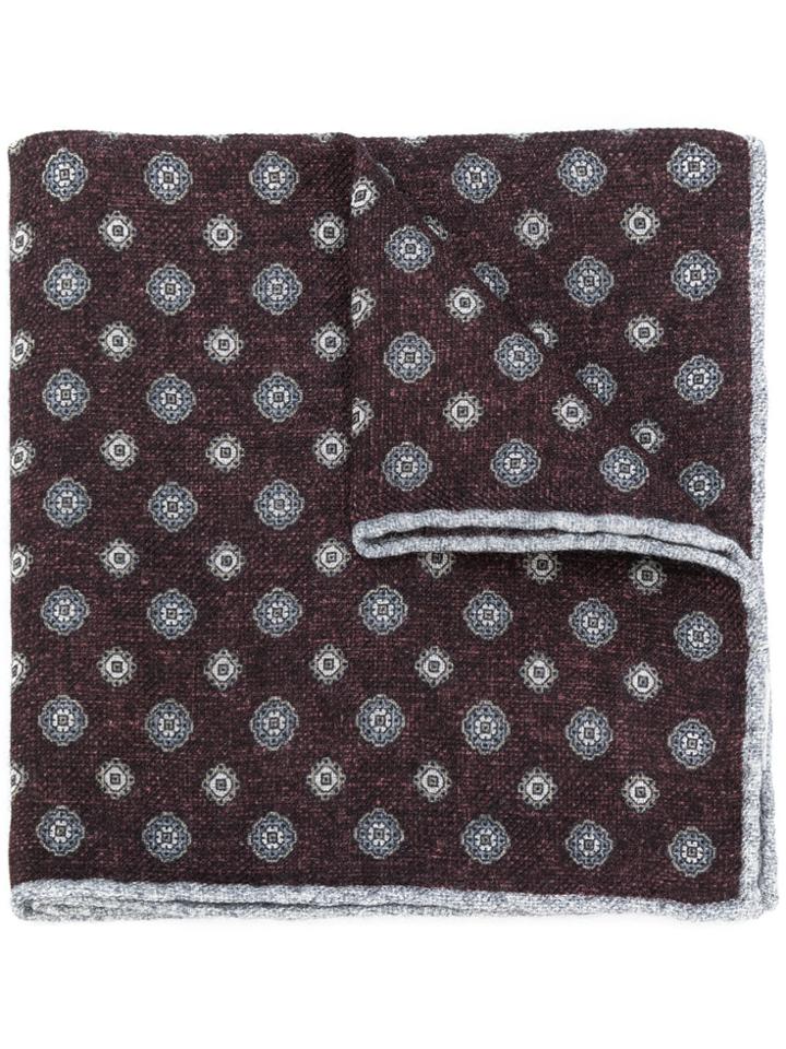 Eleventy Printed Pocket Square - Unavailable