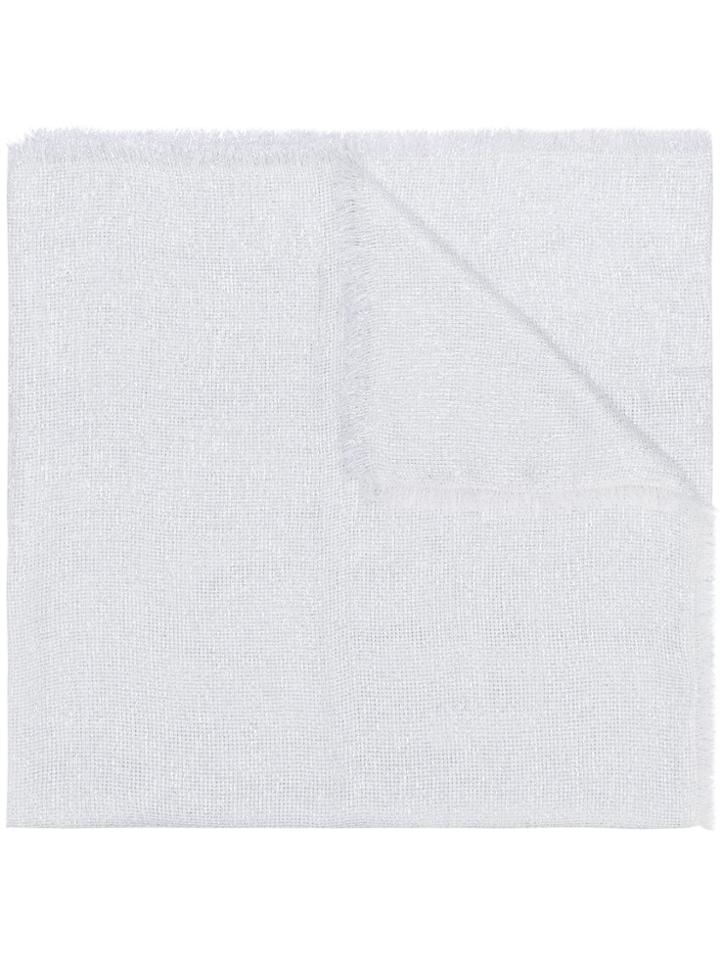 Blanca Wide Size Scarf - White