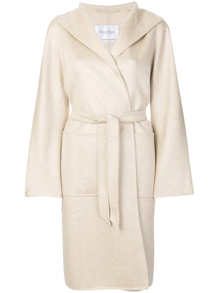 Max Mara Belted Coat - Nude & Neutrals