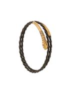 Katheleys Pre-owned Art Deco Snake Bracelet - Gold/black