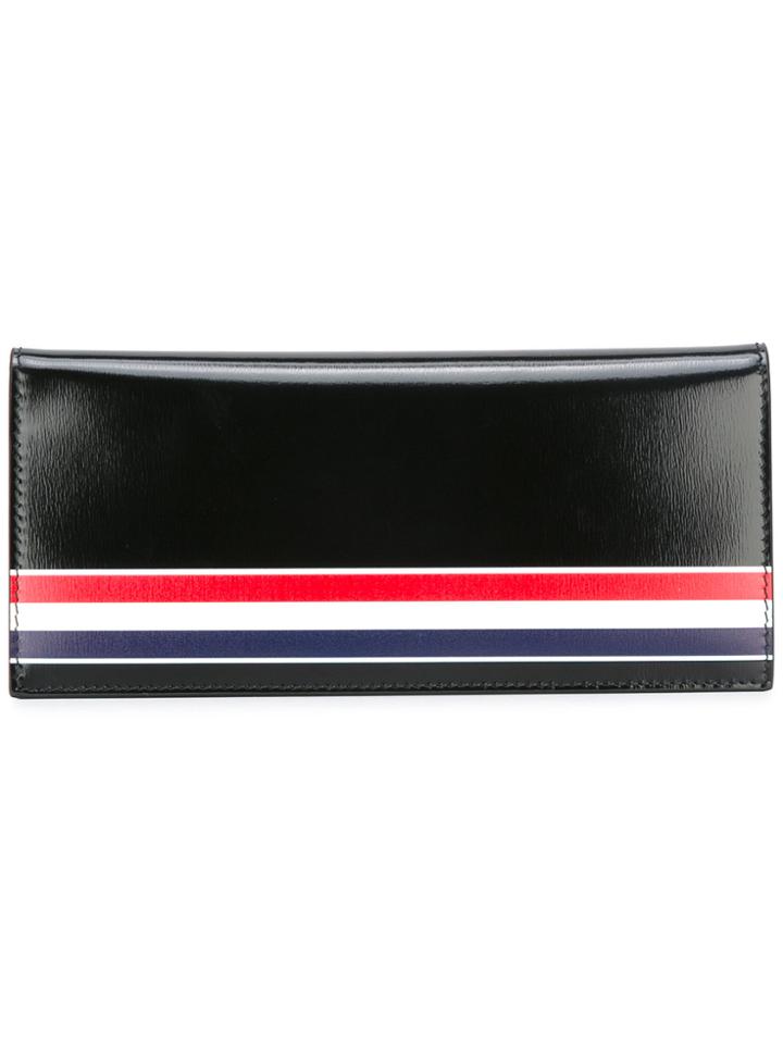Thom Browne Breast Wallet With Red, White And Blue Printed Stripe In