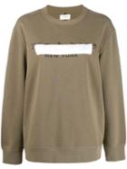 Rag & Bone Taped Logo Sweater - Green