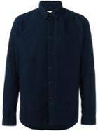 Folk Classic Button Down Shirt, Men's, Size: 2, Blue, Cotton
