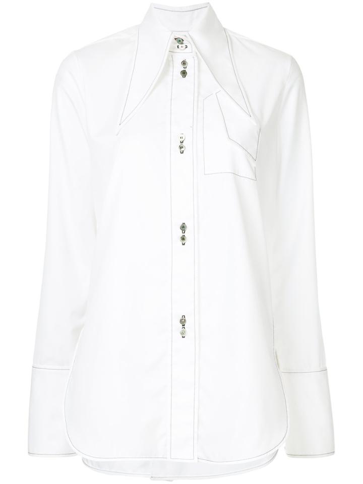 Ellery Supernova Collared Shirt - White