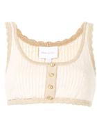 Alice Mccall Heaven Help Cropped Top - White