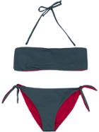 Rrd Kids Teen Two-tone Bikini Set - Red