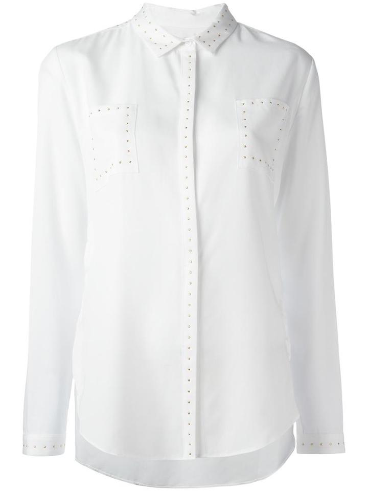 Twin-set Classic Shirt, Women's, Size: Xxs, White, Lyocell
