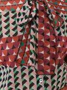 Red Valentino Geometric Print Shirt
