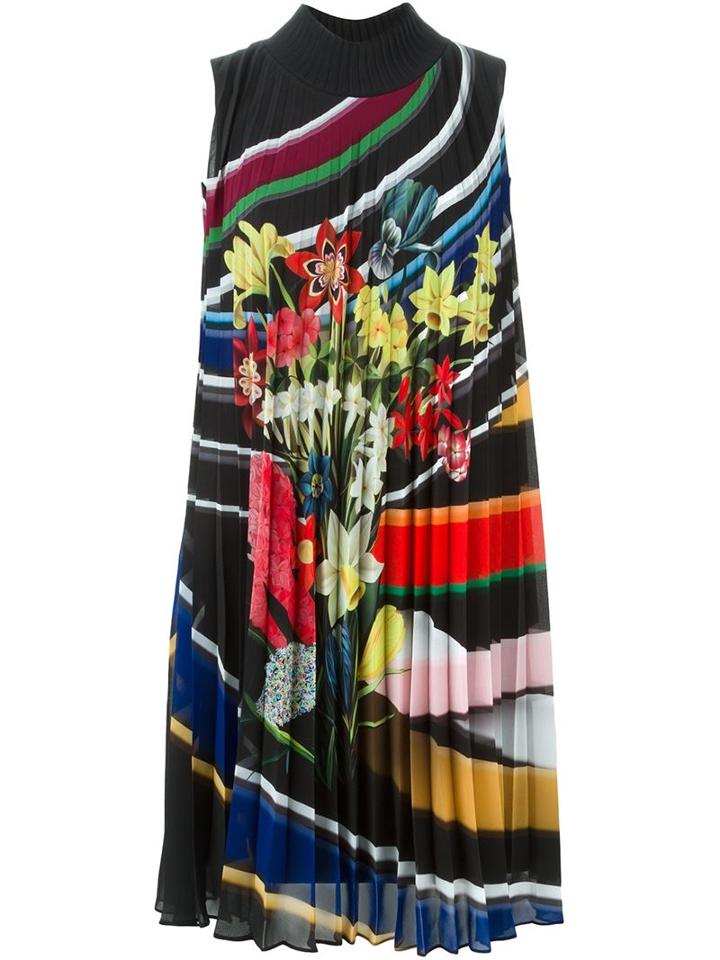 Mary Katrantzou 'heidi' Dress, Women's, Size: 12, Black, Silk/polyester