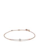 As29 18kt Rose Gold Mye Diamond Bracelet