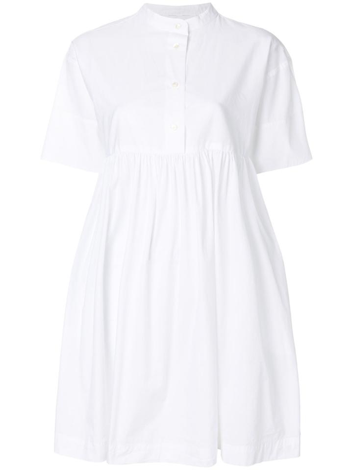 Woolrich Shortsleeved Shirt Dress - White
