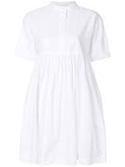 Woolrich Shortsleeved Shirt Dress - White