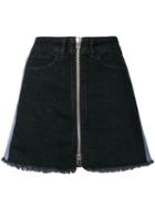 Marcelo Burlon County Of Milan Cross Tape Denim Skirt - Black