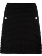 Boutique Moschino Chunky Knit Mini Skirt