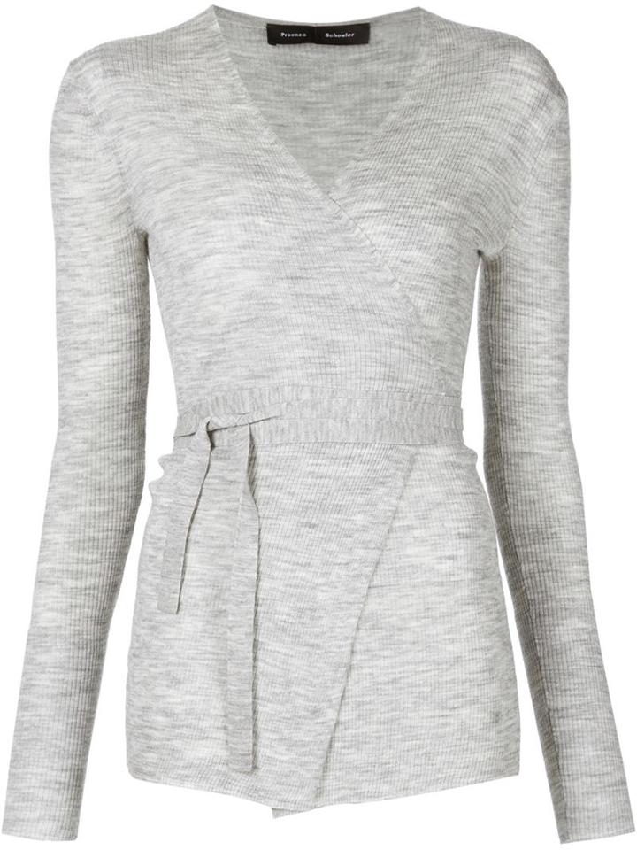 Proenza Schouler Wrap Front Cardigan