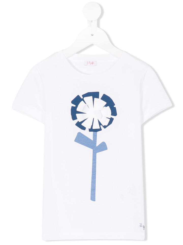 Il Gufo Dandy Lion Print T-shirt - White