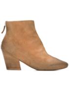 Marsèll 'nocciola' Zipped Ankle Boots