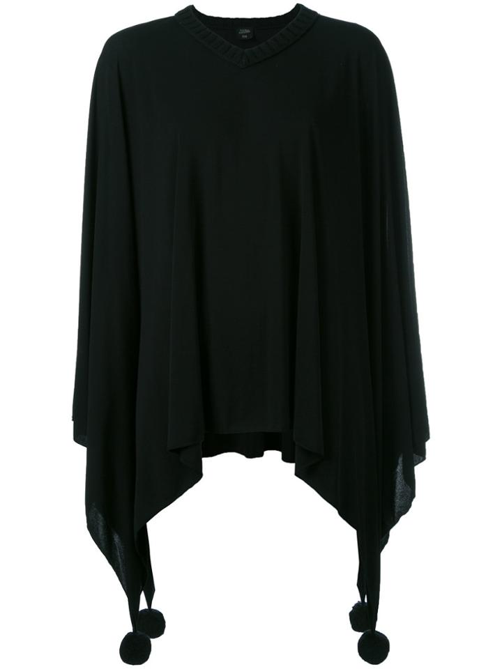 Jean Paul Gaultier Vintage Poncho Sweater - Black