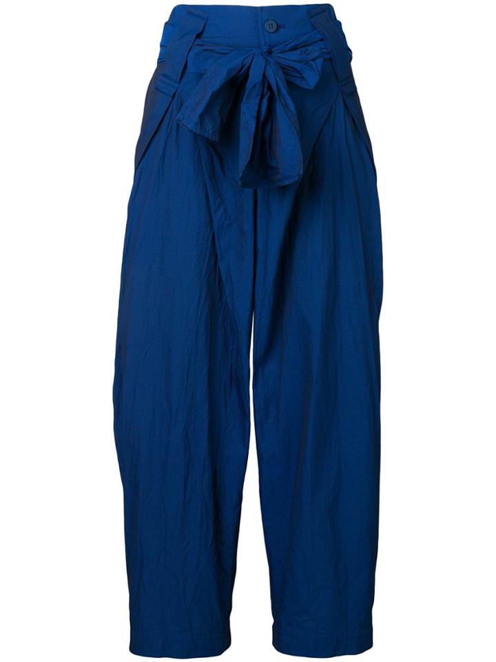 Issey Miyake Tortelli Trousers - Blue