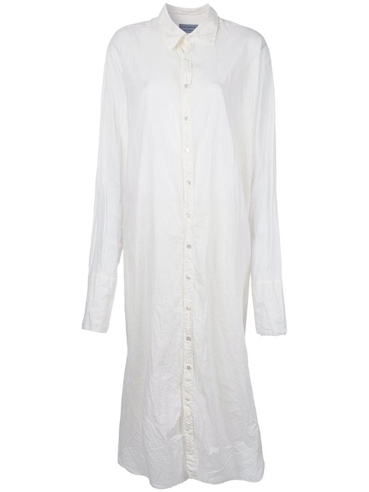 Elena Dawson - Shirt Dress - Women - Cotton - S, Women's, White, Cotton