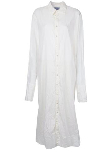 Elena Dawson - Shirt Dress - Women - Cotton - S, Women's, White, Cotton