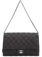 Chanel Vintage Quilted Chain Clutch Bag, Women's, Black
