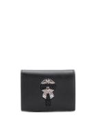 Fendi Embellished Wallet - Black