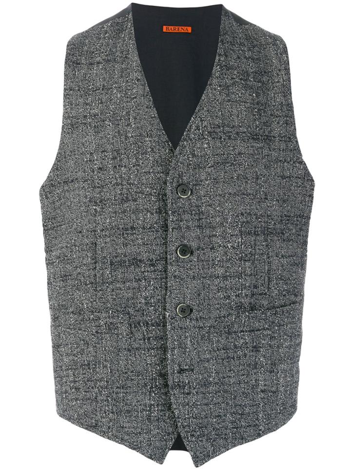 Barena Button Waistcoat - Blue