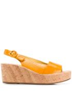 Hogl Platform Sandals - Yellow