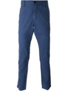 Paul Smith Jeans Slim Fit Chinos, Men's, Size: 38, Blue, Linen/flax/cotton